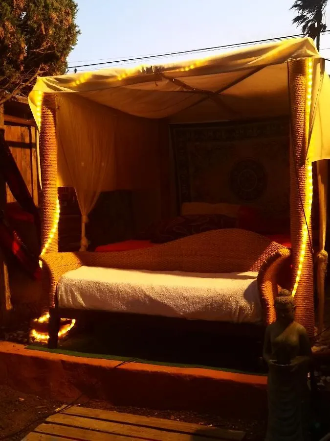 Flor De Loto Romantic Woodhouse Casita Camping Aguatona 0*,
